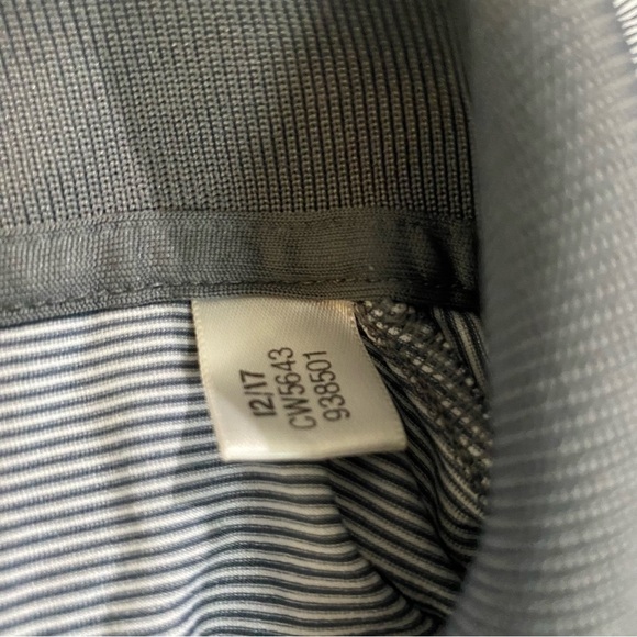 Reebok Speedwick Golf Polo Short Sleeve Striped Gray Combo L - Picture 5 of 6